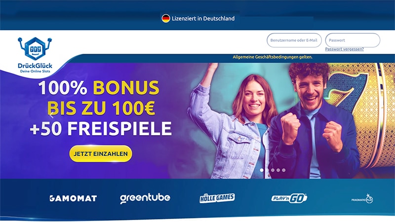 DrückGlück Casino Erfahrungen, Test und Bewertung DrückGlück Casino Erfahrungen, Test und Bewertung