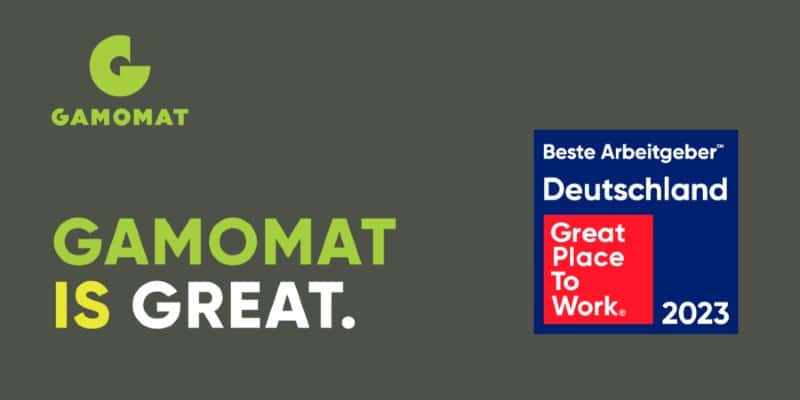 Gamomat landet unter Deutschlands Beste Arbeitgeber 2023 gamomat deutschlands beste arbeitgeber 2023